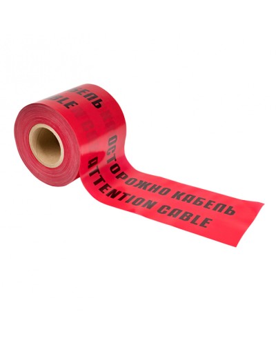 Лента сигнальная ЛСЭ Осторожно кабель 150х100 EKF Basic (lse-150x100-bas) в Москве Аксессуары для кабель-канала Pintop.ru