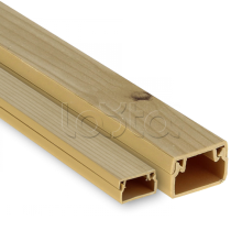 Канал кабельный (40х25) (24 м) светлое дерево EKF-Plast (kk-40-25w)