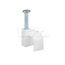 Скоба крепежная круглая (6мм.) (50шт.) EKF PROxima (plcn-sr-6)