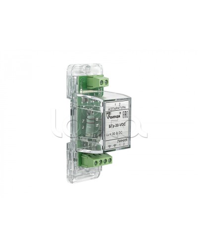 Устройство защиты от импульсных перенапряжений Forteza Блок БГр-30-VDC в Москве Устройства защиты операционных процессоров (ОПС) Pintop.ru