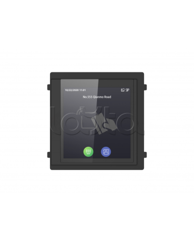 Модуль сенсорной клавиатуры со встроенным считывателем Hikvision DS-KD-TDM в Москве Вызывные IP панели Pintop.ru