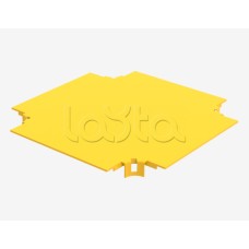 Крышка на ответвитель крестообразный пластиковый оптического лотка Hyperline FBTR-360-CRS-CVR