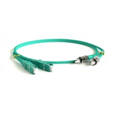 Патч-корд волоконно-оптический Hyperline FC-D2-503-FC/PR-ST/PR-H-3M-LSZH-AQ