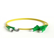 Патч-корд волоконно-оптический Hyperline FC-D2-62-FC/PR-ST/PR-H-2M-LSZH-OR