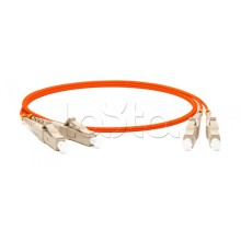Патч-корд волоконно-оптический Hyperline FC-D2-62-LC/PR-LC/PR-H-2M-LSZH-OR