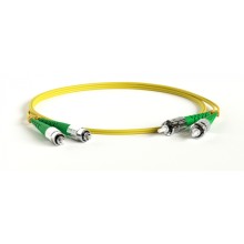 Патч-корд волоконно-оптический Hyperline FC-D2-9-LC/AR-ST/AR-H-2M-LSZH-YL