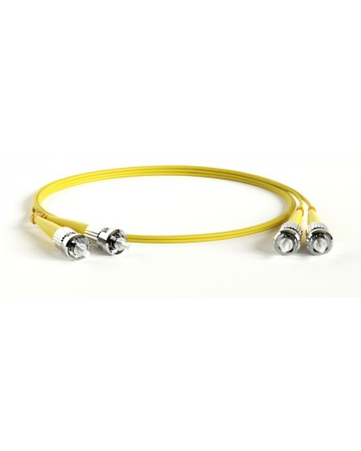 Патч-корд волоконно-оптический Hyperline FC-D2-9-ST/UR-ST/UR-H-20M-LSZH-YL в Москве Патч-корды оптические Pintop.ru