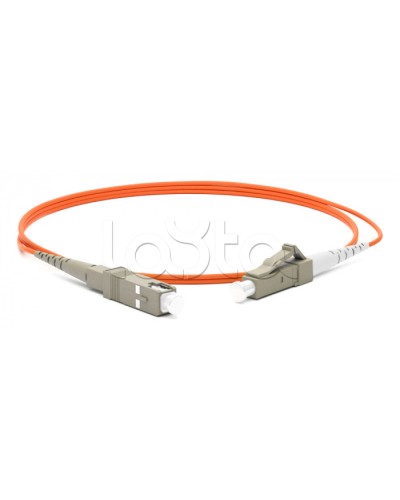 Патч-корд волоконно-оптический Hyperline FC-S2-62-LC/PR-SC/PR-H-1.5M-LSZH-OR в Москве Патч-корды оптические Pintop.ru