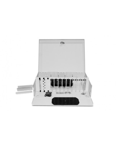 Бокс оптический Hyperline FO-WBX-12xSLT-W140H42-96UN-GY в Москве Кросс оптический Pintop.ru