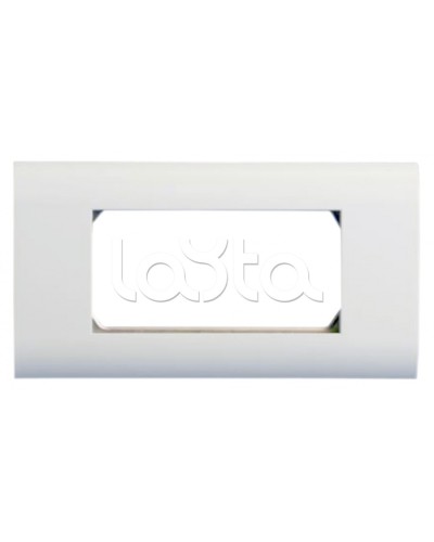 Панель лицевая 80x148, для 4х модулей 45x22.5 Hyperline FP-2M45-1-WH в Москве Аксессуары для кабель-канала Pintop.ru