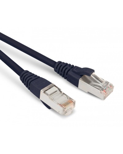 Патч-корд экранированный Hyperline PC-LPM-STP-RJ45-RJ45-C5e-3M-LSZH-BK в Москве Патчкорды (медные) Pintop.ru