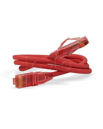 Патч-корд U/UTP Hyperline PC-LPM-UTP-RJ45-RJ45-C5e-0.3M-LSZH-RD в Москве Патчкорды (медные) Pintop.ru