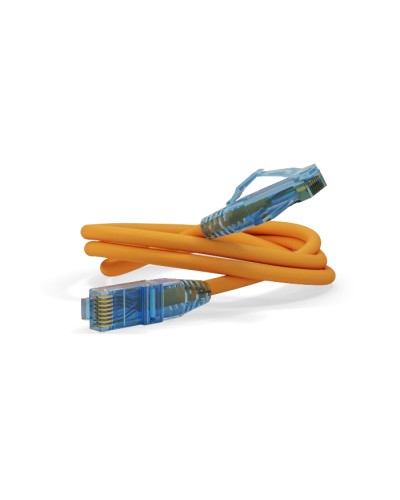 Патч-корд U/UTP Hyperline PC-LPM-UTP-RJ45-RJ45-C6-0.3M-LSZH-OR в Москве Патчкорды (медные) Pintop.ru