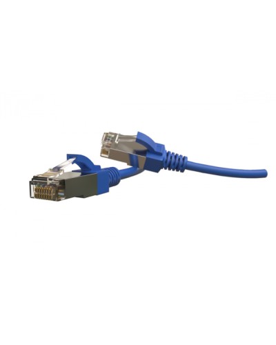Патч-корд S/FTP Hyperline (PC-LPT-SFTP-RJ45-RJ45-C6-1.5M-LSZH-BL) в Москве Патчкорды (медные) Pintop.ru