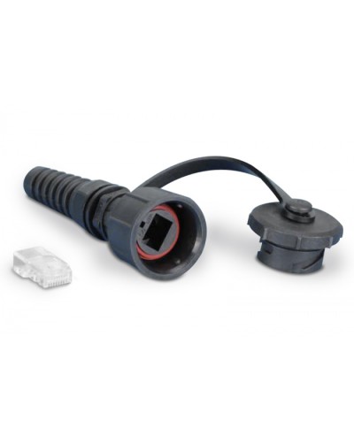 Промышленный разъем RJ-45 8P8C Hyperline PLUG-IE-8P8C-PV-C6 в Москве Коннекторы и разъемы Pintop.ru