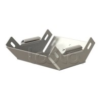 Угол 90° вертикальный внутренний Hyperline RST-VIA90-500-100-0,8-SZ