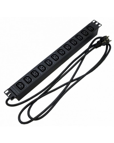 Блок розеток Hyperline SHE19-12IEC-2.5EU в Москве Блоки розеток Pintop.ru