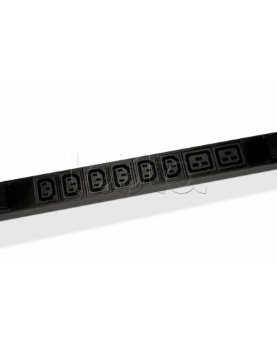 Блок розеток горизонтальный черн Hyperline (SHE19-4IEC-6BIEC-AIEC) в Москве Блоки розеток Pintop.ru