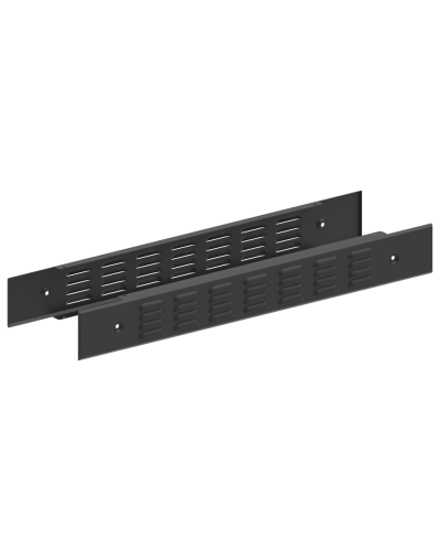 FORMAT Панель цоколя вентилируемая 100х800мм RAL7021 (2шт/компл) IEK (FO-00D-PCV-010-080-7021) в Москве Аксессуары для стоек и шкафов Pintop.ru