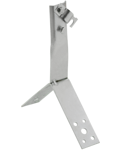 Держатель проводника круглого 6-10мм винтовой для конька h=80мм нержавеющая сталь IEK (ZDP80-20-4-16-80) в Москве Крепеж Pintop.ru