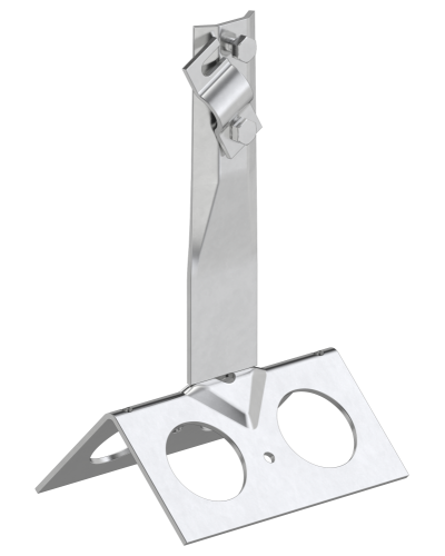 Держатель проводника круглого 6-10мм винтовой IEK (ZDP81-20-4-16-100) в Москве Крепеж Pintop.ru