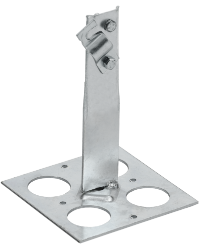 Держатель проводника круглого 6-10мм винтовой IEK (ZDP85-11-6-16-90) в Москве Крепеж Pintop.ru