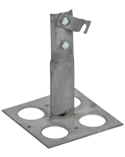 Держатель проводника круглого 6-10мм винтовой IEK (ZDP85-13-1-16-150) в Москве Крепеж Pintop.ru