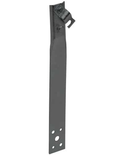 Держатель проводника круглого 6-10мм винтовой прямой h=60мм оцинкованная сталь TD IEK (ZDP86-13-1-16-60) в Москве Крепеж Pintop.ru