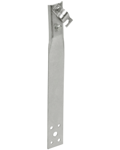 Держатель проводника круглого 6-10мм винтовой прямой h=80мм нержавеющая сталь IEK (ZDP86-20-1-16-80) в Москве Крепеж Pintop.ru