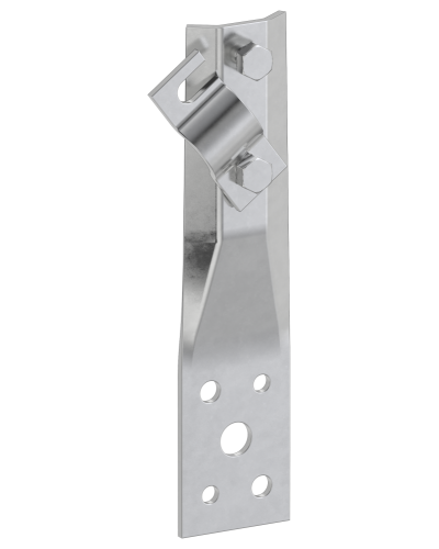 Держатель проводника круглого 6-10мм винтовой прямой h=60мм нержавеющая сталь IEK (ZDP86-20-1-16-60) в Москве Крепеж Pintop.ru