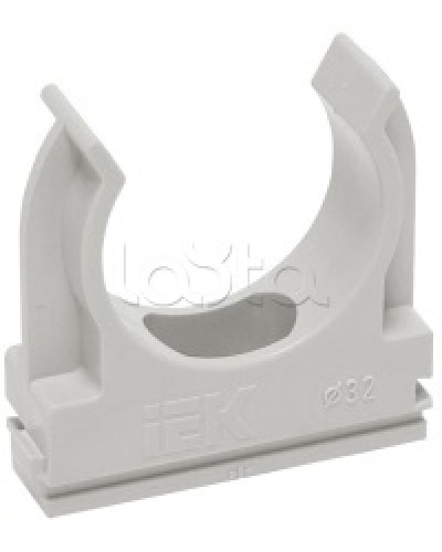 Держатель с защёлкой CF32 IEK CTA10D-CF32-K41-050 в Москве Держатели, клипсы, скобы Pintop.ru