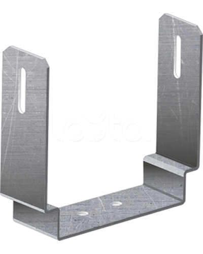 Скоба подвеса нижняя 400 IEK (CLP1-SPN-400) в Москве Аксессуары для лотков Pintop.ru