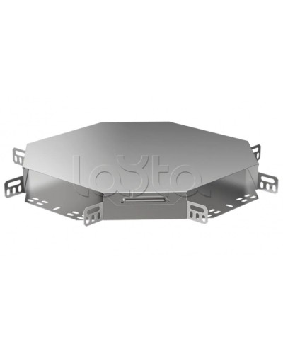 ESCA Крестовина 50х150мм RAL 9016 IEK (CLP1XR-050-150) в Москве Аксессуары для лотков Pintop.ru