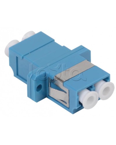 Проходной адаптер LC-LC, (SM/MM), UPC, (Duplex) ITK (FC1-LCULCU2C-SM) в Москве Проходные адаптеры и розетки оптические Pintop.ru