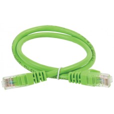 ITK Коммутационный шнур (патч-корд), кат.6 UTP, 1м, зеленый (PC02-C6U-1M)