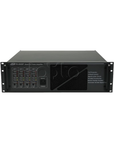 Усилитель мощности 4-x канальный JDM PA-412DP в Москве Усилители Pintop.ru
