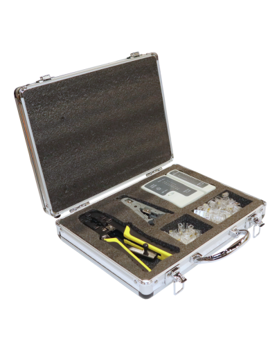 Набор инструментов для изготовления и тестирования патч-кордов LANMASTER LAN-NT-TK/PATCH-TST в Москве Аксессуары для стоек и шкафов Pintop.ru