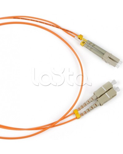 Патч-корд оптический LANMASTER LAN-LC-SC/OM2-1.5 в Москве Патч-корды и пигтейлы Pintop.ru