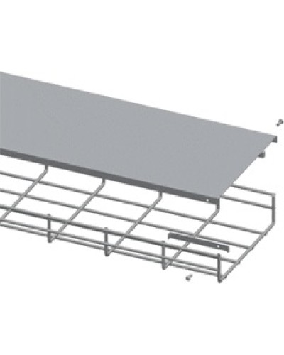 Крышка для лотка шириной 200мм, 1м. LANMASTER LAN-MT-AB200-EZ в Москве Аксессуары для лотков Pintop.ru