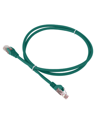 Патч-корд LSZH FTP кат.6A, 10 м, зеленый LANMASTER LAN-PC45/S6A-10-GN в Москве Патч-корды и пигтейлы Pintop.ru