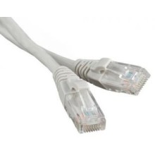 Патч-корд RJ45 - RJ45, 4 пары, UTP, категория 5е, 7 м, серый, LSZH LANMASTER LAN-PC45/U5E-7.0-GY
