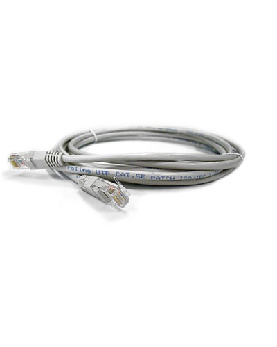 Патч-корд RJ45 - RJ45, 4 пары, UTP, категория 6, 1.5 м, серый, LSZH LANMASTER LAN-PC45/U6-1.5-GY в Москве Патч-корды и пигтейлы Pintop.ru