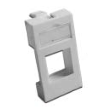 Вставка 22.5x45 без шторок для Кейстоуна LANMASTER LAN-SIP-22R-WH