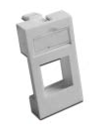 Вставка 22.5x45 без шторок для Кейстоуна LANMASTER LAN-SIP-22R-WH в Москве Коммутационные изделия Pintop.ru