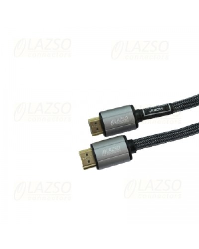 Кабель для передачи сигналов HDMI 2.0 LAZSO WH-111(2m)-B в Москве Патч-корды и пигтейлы Pintop.ru
