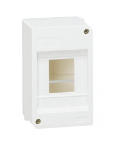 Щиток накладной Mini S 4 модуля белый Legrand 001357 в Москве Боксы для автоматов Pintop.ru