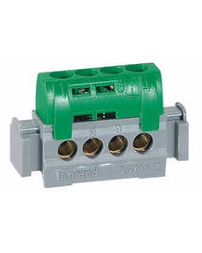Клеммник зеленый 4х1.5-16 мм2 LEGRAND 004830 в Москве Клеммные колодки Pintop.ru