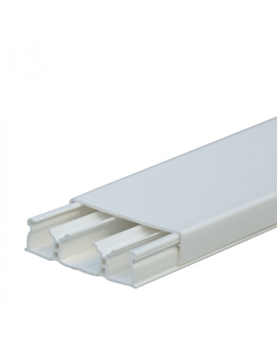 Мини-плинтус DLPlus 60x16 - 3 секции - длина 2,10 м - белый Legrand 030026 в Москве Кабель-канал Pintop.ru