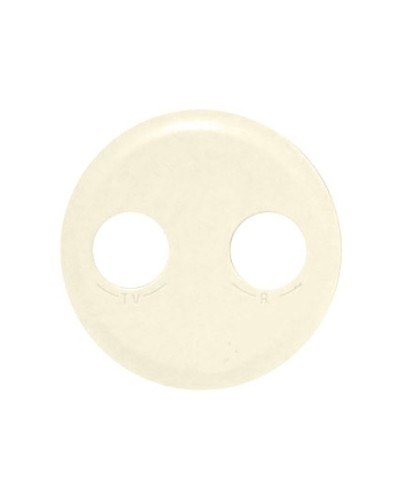 Лицевая панель для розетки TV/FM слоновая кость Celiane Legrand 066232 в Москве Аксессуары для кабель-канала Pintop.ru