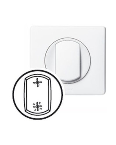 Клавиша Вентиляция белая CelianeLegrand 068061 в Москве Аксессуары для кабель-канала Pintop.ru